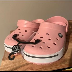 NWT Pink Crocband II women’s size 7